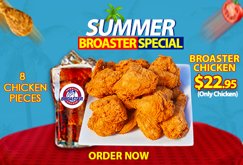 Summer Special: 8 PC Broaster Chicken Only